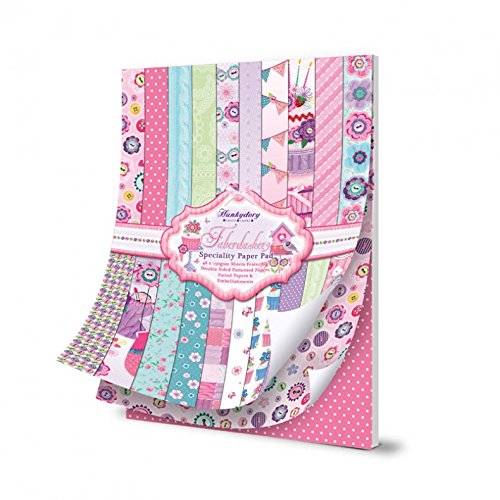 hunkydory faberdashery specialitiy paper pad - hanrattycraftsgifts.co.uk