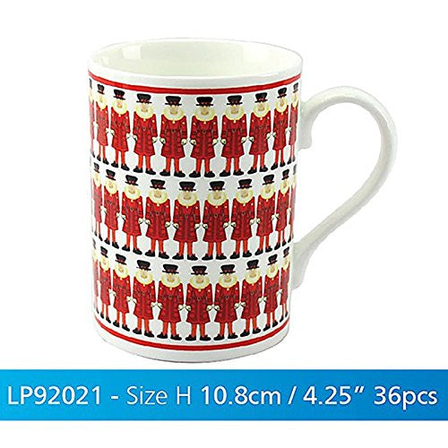 Modern Tourist Mug Beefeaters - hanrattycraftsgifts.co.uk