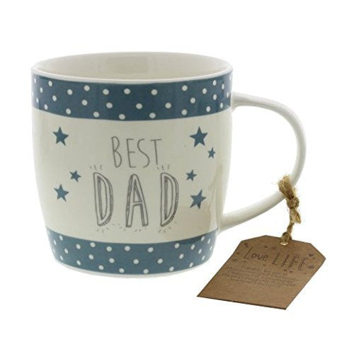 Love Life Mug: Best Dad - hanrattycraftsgifts.co.uk