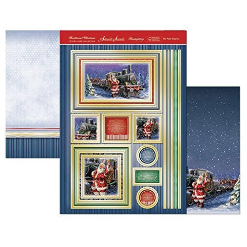 Traditional Christmas the polar express topper set - hanrattycraftsgifts.co.uk
