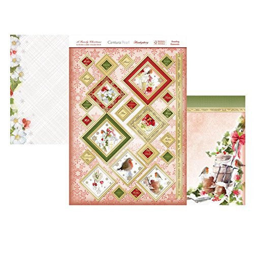 a family christmas luxury card collection topper set dazzling diamonds - hanrattycraftsgifts.co.uk