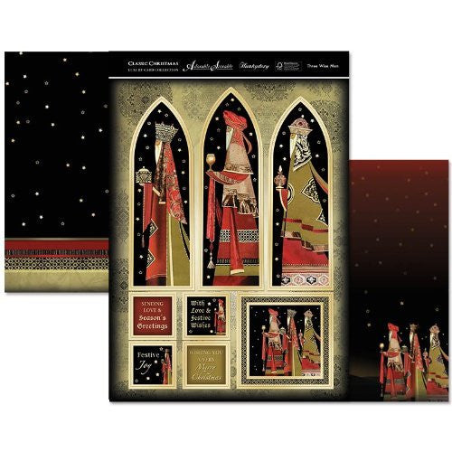 hunkydory  classic christmas three wise men  topper set - hanrattycraftsgifts.co.uk