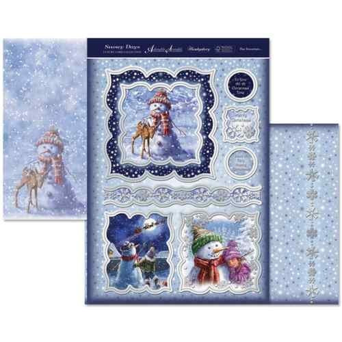 hunkydory  snowy days the snowman topper set - hanrattycraftsgifts.co.uk