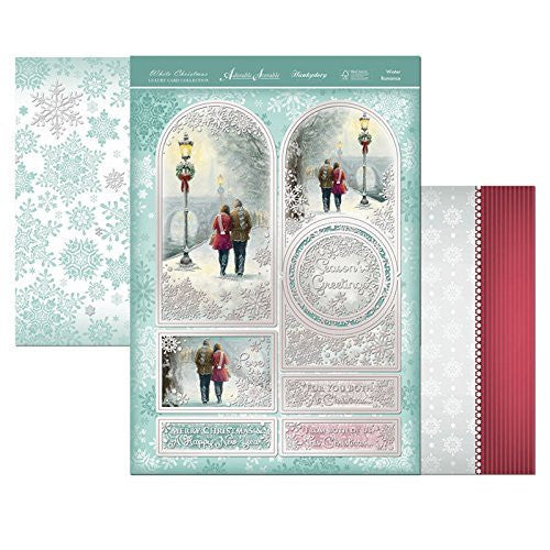white christmas winter romance topper set - hanrattycraftsgifts.co.uk