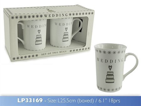 wedding day mugs gift set - hanrattycraftsgifts.co.uk