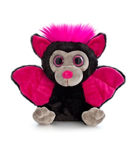 Keel Toys 25cm Moonlings Bat Black & Pink - hanrattycraftsgifts.co.uk