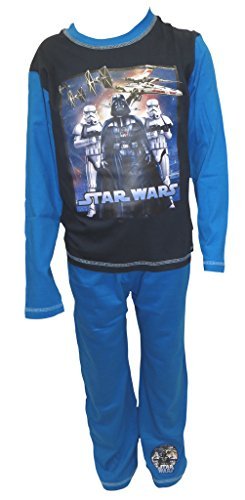 Star Wars Boys Darth Vader & Storm Trooper Pyjamas 5-6 Years Multicoloured - hanrattycraftsgifts.co.uk
