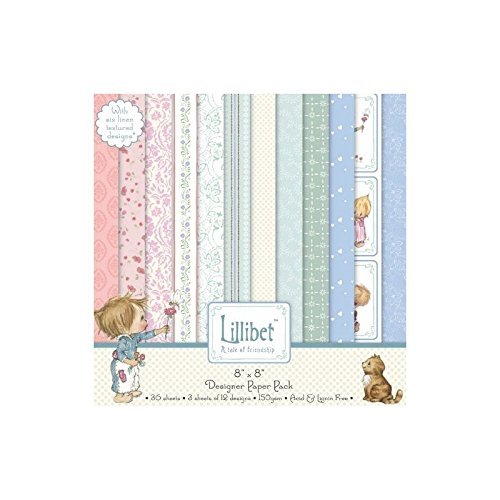 Trimcraft Lillibet 8x8 Paper Pack - hanrattycraftsgifts.co.uk