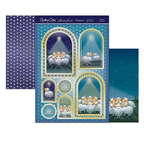 christmas cuties seasons bleatings  topper set - hanrattycraftsgifts.co.uk