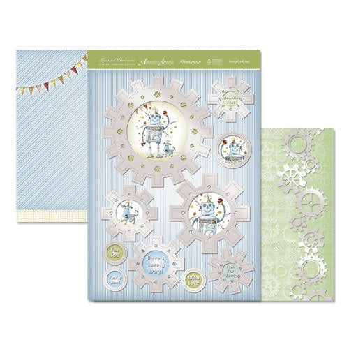Hunkydory Special Occasions - Luxury Topper Set - Doing The Robot - hanrattycraftsgifts.co.uk