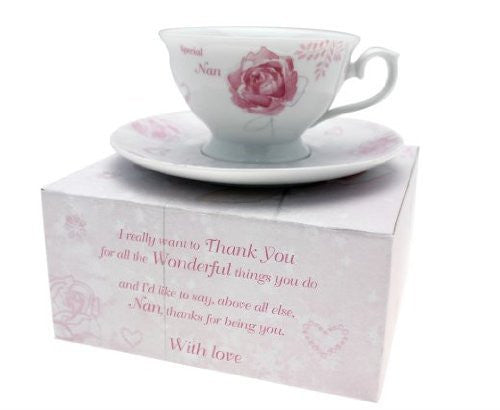 Vintage Lane Special Nan Cup and Saucer #lp33137 - hanrattycraftsgifts.co.uk