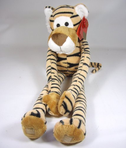 Dangly Wild Tiger 55cm soft toy from Keel Toys - teddy bear cuddly toy - hanrattycraftsgifts.co.uk