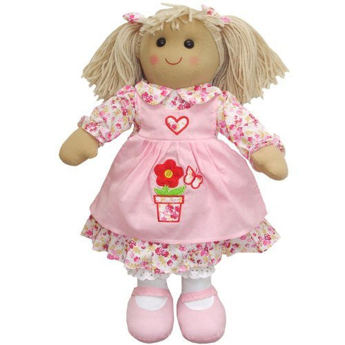powell craft Flower Pot Rag Doll - Handmade - Medium 40cms - hanrattycraftsgifts.co.uk