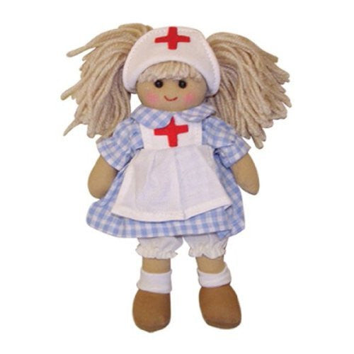 Powell Craft Handmade Nurse Ragdoll - 19 cm Size - Makes a great gift! - hanrattycraftsgifts.co.uk
