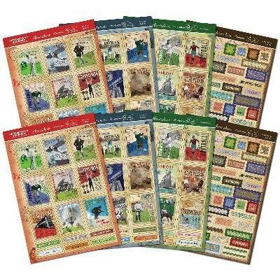Gentleman'S Journey A4 Collector Cards And Sentiments - hanrattycraftsgifts.co.uk