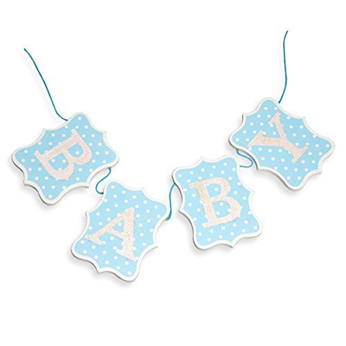 Wooden Baby Bunting Blue - hanrattycraftsgifts.co.uk