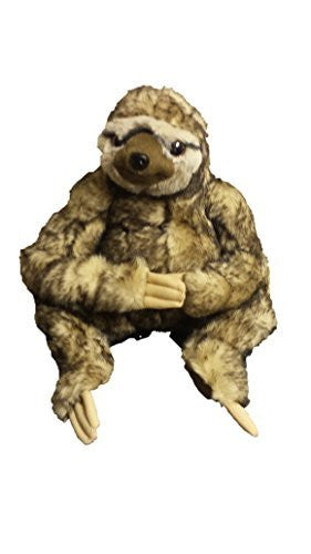 Sloth Sitting Plush 25cm (Cream) - hanrattycraftsgifts.co.uk