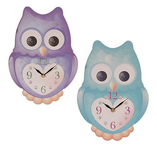 Ted Smith  design owl clock - hanrattycraftsgifts.co.uk