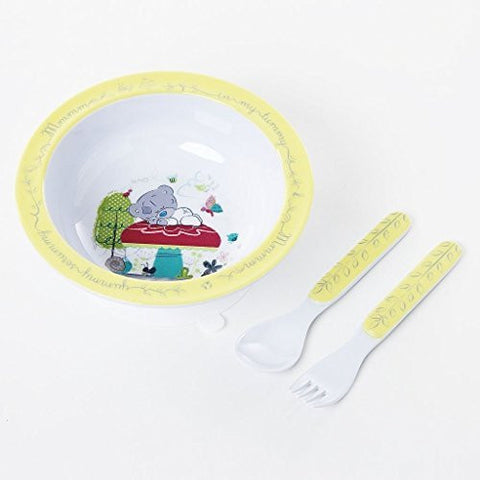 Tiny Tatty Teddy Me to You Bear Bowl, Fork and Spoon Set - hanrattycraftsgifts.co.uk