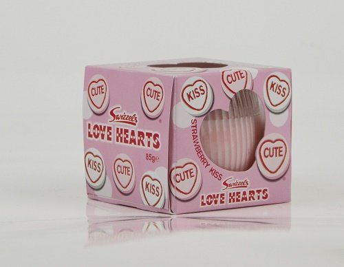 LOVE HEARTS 85g GLASS JAR SCENTED CANDLE SCENT CANDLES STRAWBERRY KISS NEW - hanrattycraftsgifts.co.uk