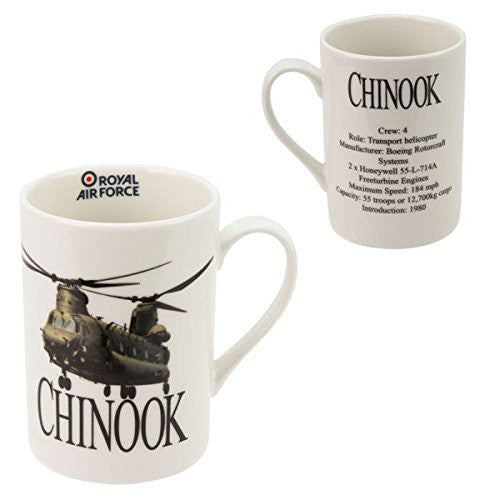 R.A.F Photographic Mug in Tin Box - Chinook (RAF237) - hanrattycraftsgifts.co.uk