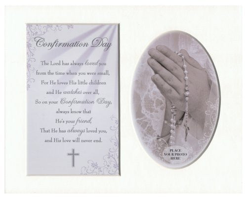 Confirmation Day Special Keepsake Photo Frame Mount - hanrattycraftsgifts.co.uk