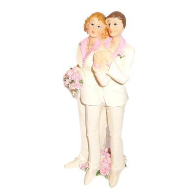 Same Sex Female Couple Cake Topper (XCP019) - hanrattycraftsgifts.co.uk