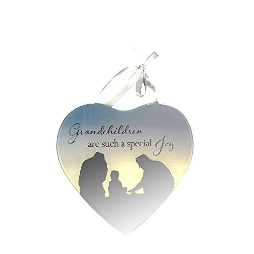 Grandchildren are such a special blessing Reflections from the Heart Mirrored Hanging Plaque - hanrattycraftsgifts.co.uk