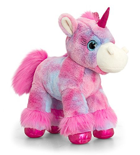Keel Glitter Gems Unicorn with Applique Heart 18cm, Babies Soft Toys and Gifts - hanrattycraftsgifts.co.uk