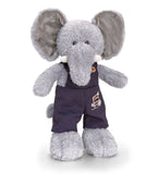 Keel Toys Tumbleweed Wild 20cm Elephant W/ Dungarees Cuddly Soft Toy SF0507 - hanrattycraftsgifts.co.uk