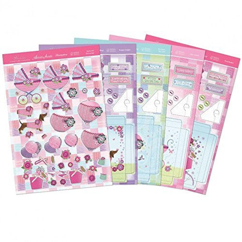 hunkydory faberdashery patchwork frame card kit - hanrattycraftsgifts.co.uk