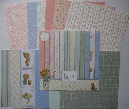 Trimcraft Lillibet 12x12 Paper Pack - hanrattycraftsgifts.co.uk