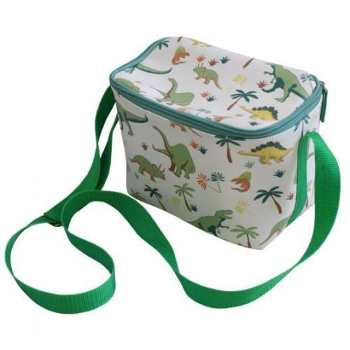 Powell Craft Dinosaur Print Lunch Bag Cool Bag Dinner Nursery School - hanrattycraftsgifts.co.uk