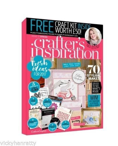Crafters Companion Crafters Inspiration Magazine Issue 13 Spring Edition MAG-CI1 - hanrattycraftsgifts.co.uk