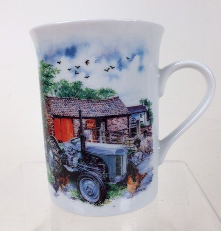 The Little Grey Fergie Classic Tractor Ceramic Coffee Mug - Makes an Ideal Gift - hanrattycraftsgifts.co.uk