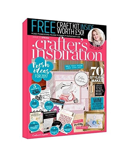Crafters Inspiration Magazine Issue 13 Spring Edition - hanrattycraftsgifts.co.uk
