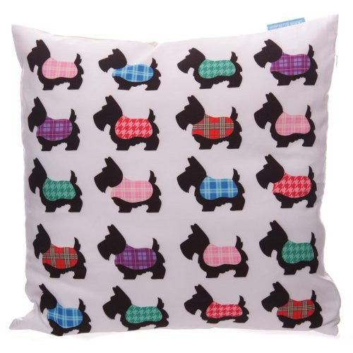 Lauren Billingham Printed Cushion Cover - Scotty Dog - hanrattycraftsgifts.co.uk