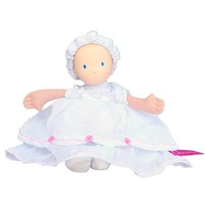 Imajo Rag Dolls - Ruby Christening Baby - Small - 24cm - RUB01 - hanrattycraftsgifts.co.uk