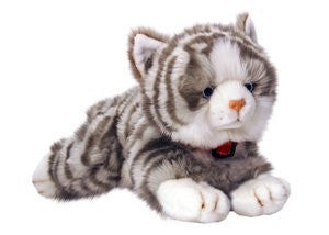 Keel Toys Kayla Laying Cat Soft Toy 25cm by Keel Toys - hanrattycraftsgifts.co.uk