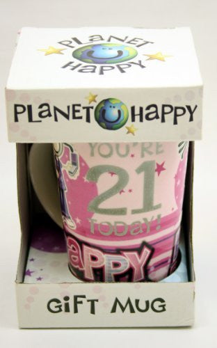 Planet Happy You're 21 heute Gift " - hanrattycraftsgifts.co.uk