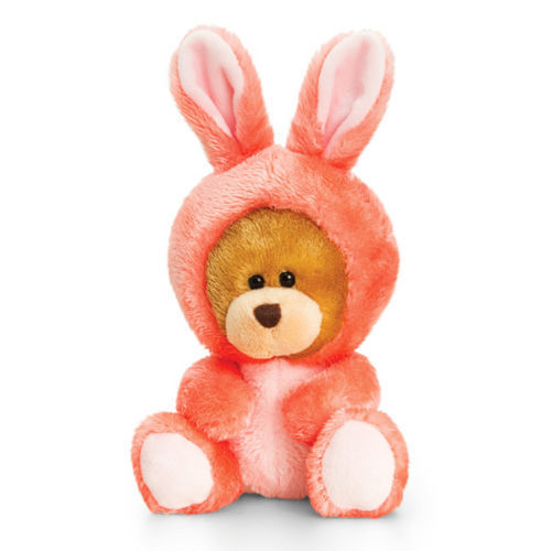Keel Toys Easter Pipp The Bear Rabbit Onesie Pink - hanrattycraftsgifts.co.uk