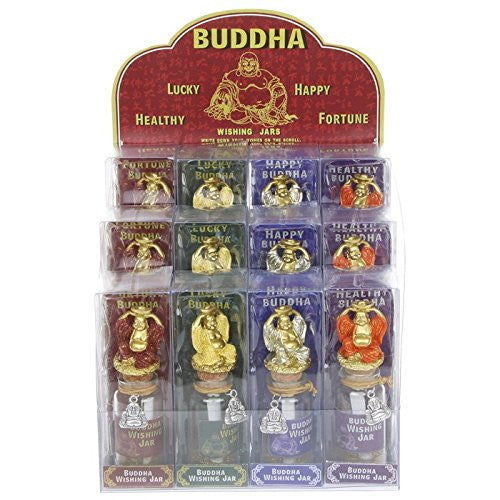 Happy Buddha Wishing Jar Large - hanrattycraftsgifts.co.uk