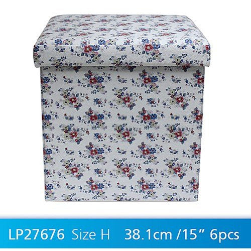 summer daisy folding storage box one - hanrattycraftsgifts.co.uk