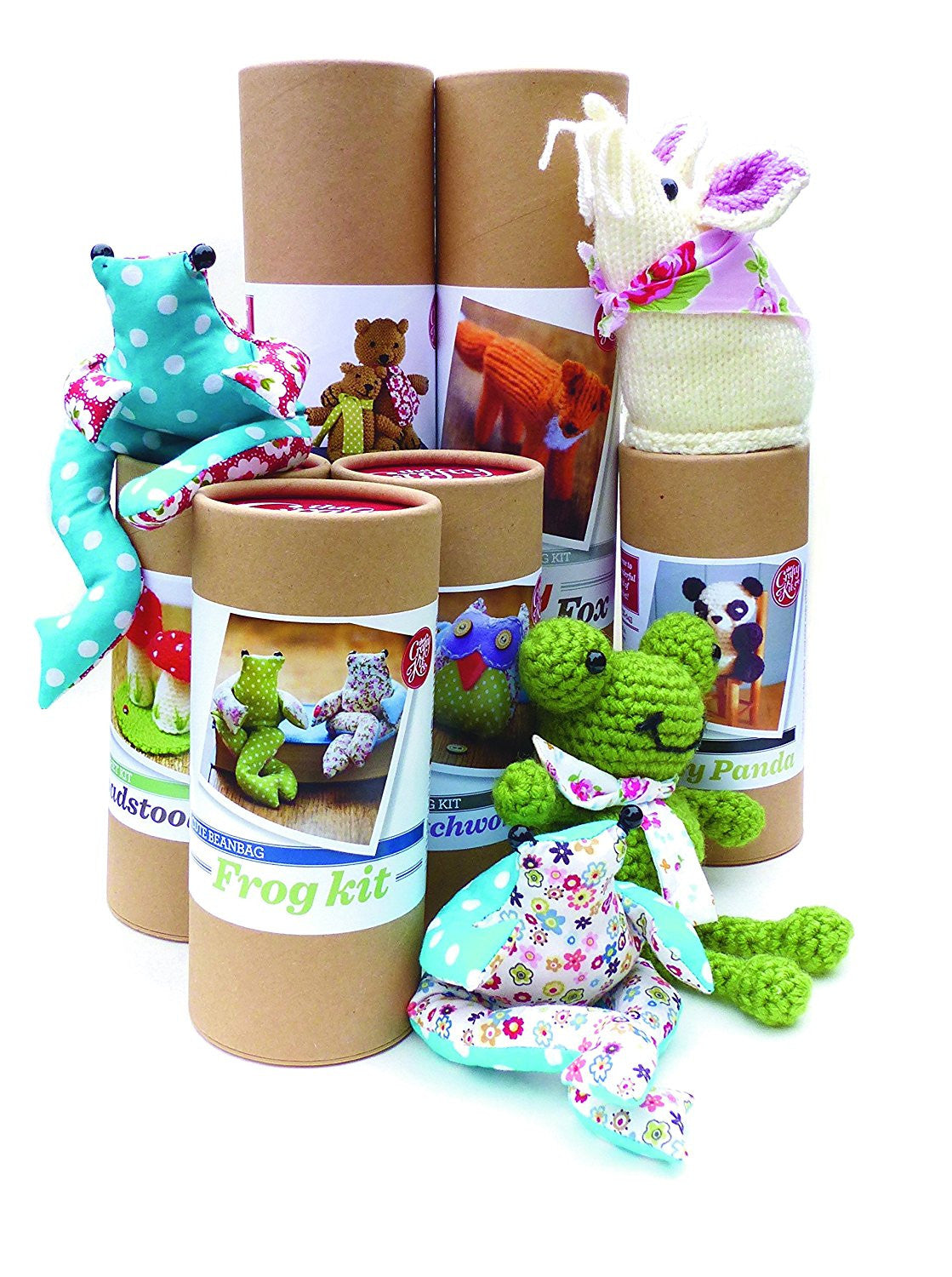 The Crafty Kit Company Knitting Kit Mary Mouse - hanrattycraftsgifts.co.uk
