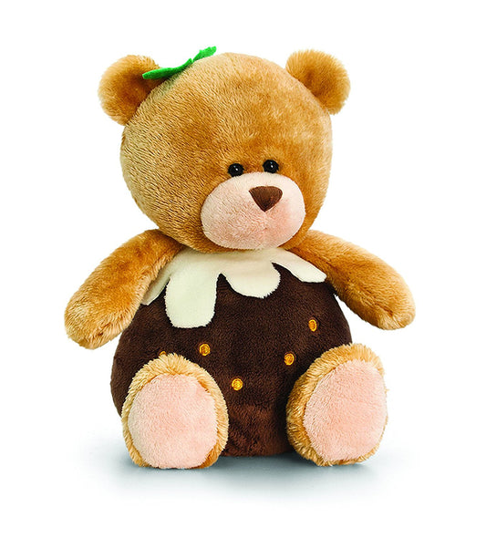 christmas pip pudding bear 20cm - hanrattycraftsgifts.co.uk