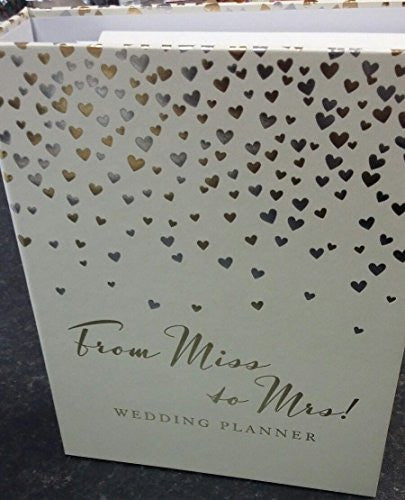 Amore Wedding Planner Little Hearts & 6 Dividers. Perfect Gift - hanrattycraftsgifts.co.uk
