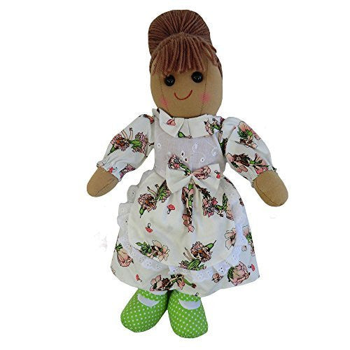 flower fairy Rag Doll Handmade Powell Craft 40cms - hanrattycraftsgifts.co.uk