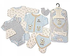 Baby Boys 7 Pieces Mesh Set - Best Friends (Newborn) - hanrattycraftsgifts.co.uk