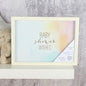 VELVET OLIVE' MDF WALL FRAME BABY SHOWER WISHES - hanrattycraftsgifts.co.uk