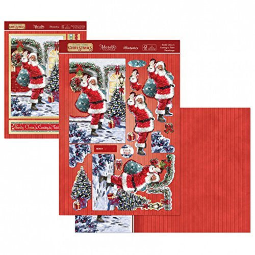 Santa Claus is Coming to Town Deco-Large Set - hanrattycraftsgifts.co.uk
